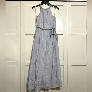 Cotton halter dress